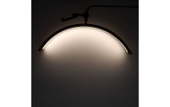 Reguliuojama LED blakstienų priauginimo lempa, 36 W, kosmetinė, be šešėlių, arkinė, aukso sp.