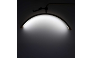 Reguliuojama LED blakstienų priauginimo lempa, 36 W, kosmetinė, be šešėlių, arkinė, aukso sp.
