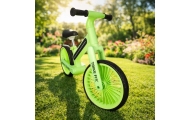 Balansinis dviratis Trike Fix Glow LED rėmas, neoninė žalia