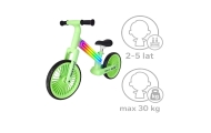 Balansinis dviratis Trike Fix Glow LED rėmas, neoninė žalia-Judėjimui, Balansiniai dviratukai-e-vaikas