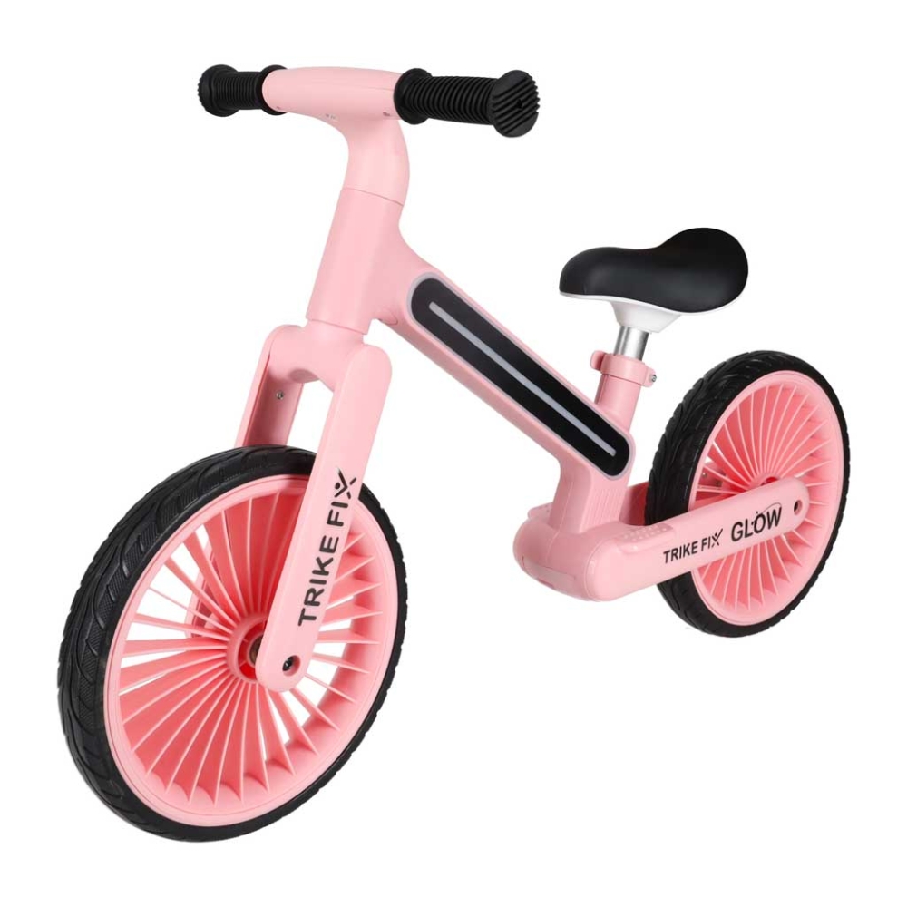 Balansinis dviratis Trike Fix Glow LED rėmas, rožinis-Judėjimui, Balansiniai dviratukai-e-vaikas