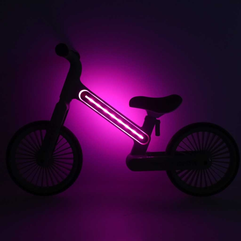 Balansinis dviratis Trike Fix Glow LED rėmas, rožinis-Judėjimui, Balansiniai dviratukai-e-vaikas