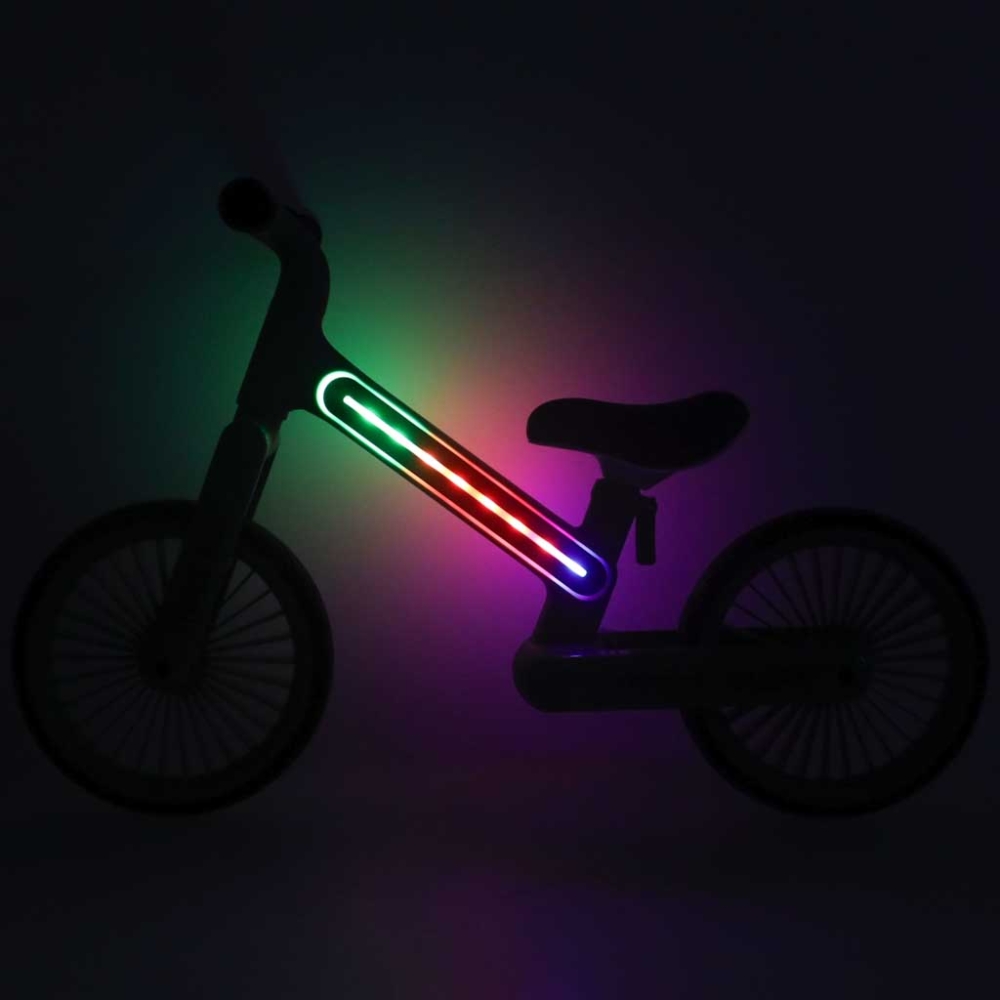 Balansinis dviratis Trike Fix Glow LED rėmas, rožinis-Judėjimui, Balansiniai dviratukai-e-vaikas
