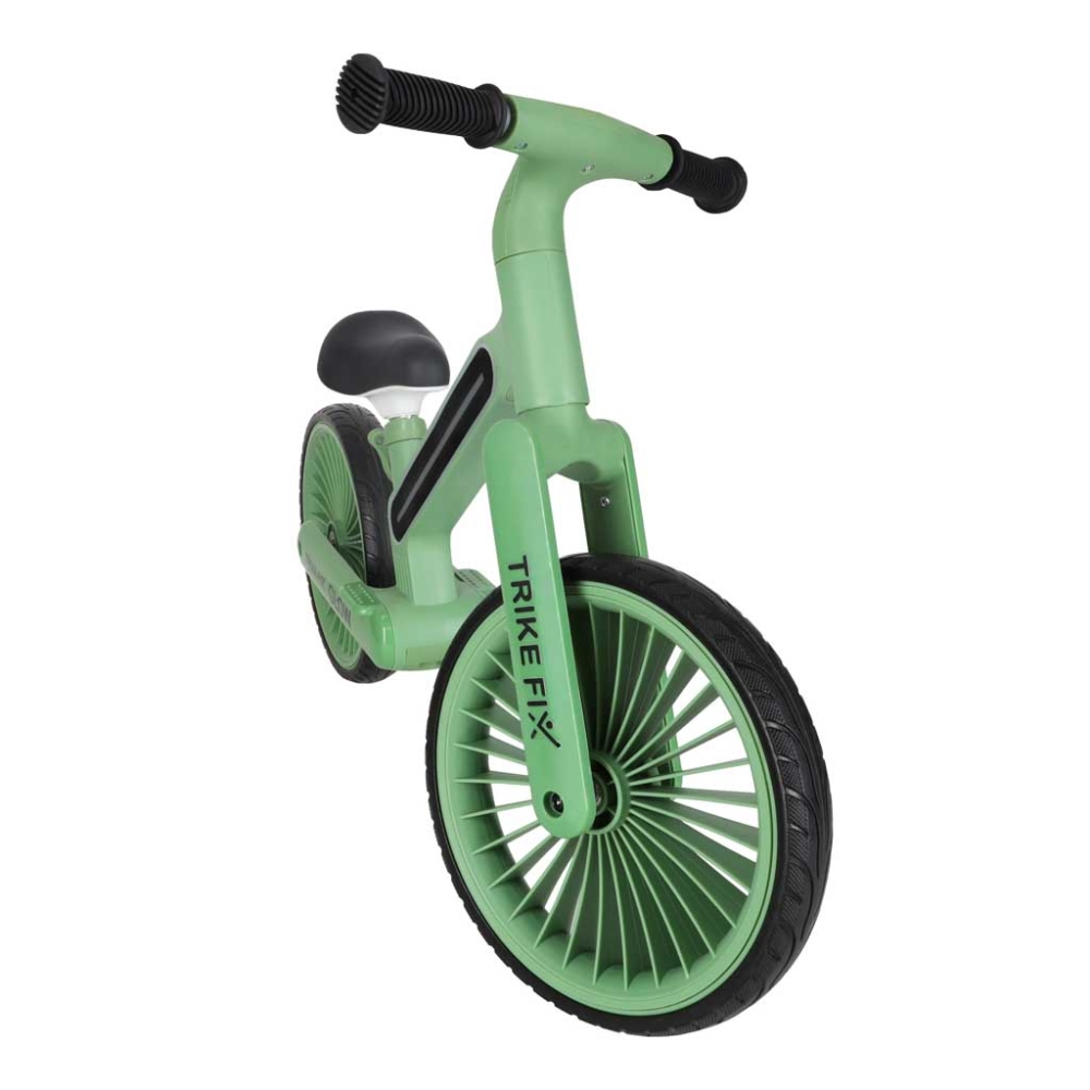 Balansinis dviratis Trike Fix Glow LED rėmas, žalias-Judėjimui, Balansiniai dviratukai-e-vaikas