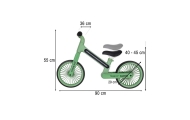 Balansinis dviratis Trike Fix Glow LED rėmas, žalias