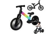 Balansinis dviratis Trike Fix Glow LED rėmas, juodas-Judėjimui, Balansiniai dviratukai-e-vaikas