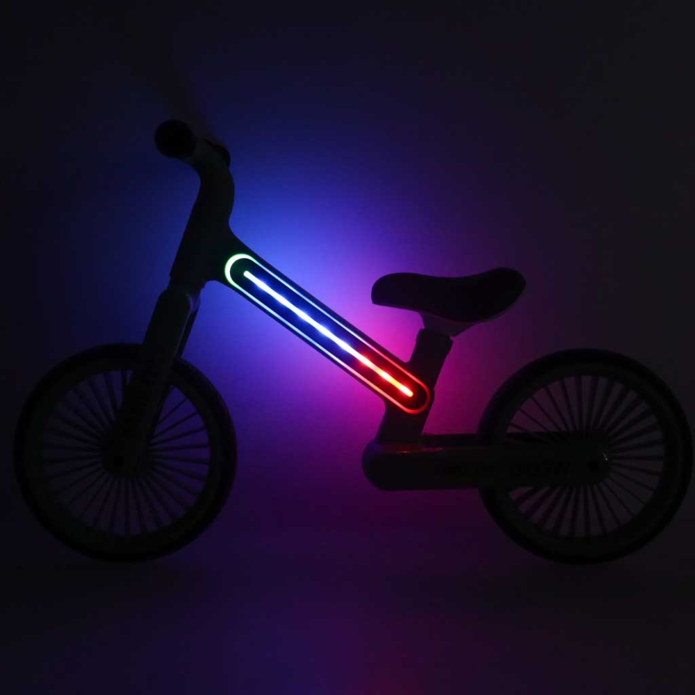 Balansinis dviratis Trike Fix Glow LED rėmas, juodas-Judėjimui, Balansiniai dviratukai-e-vaikas