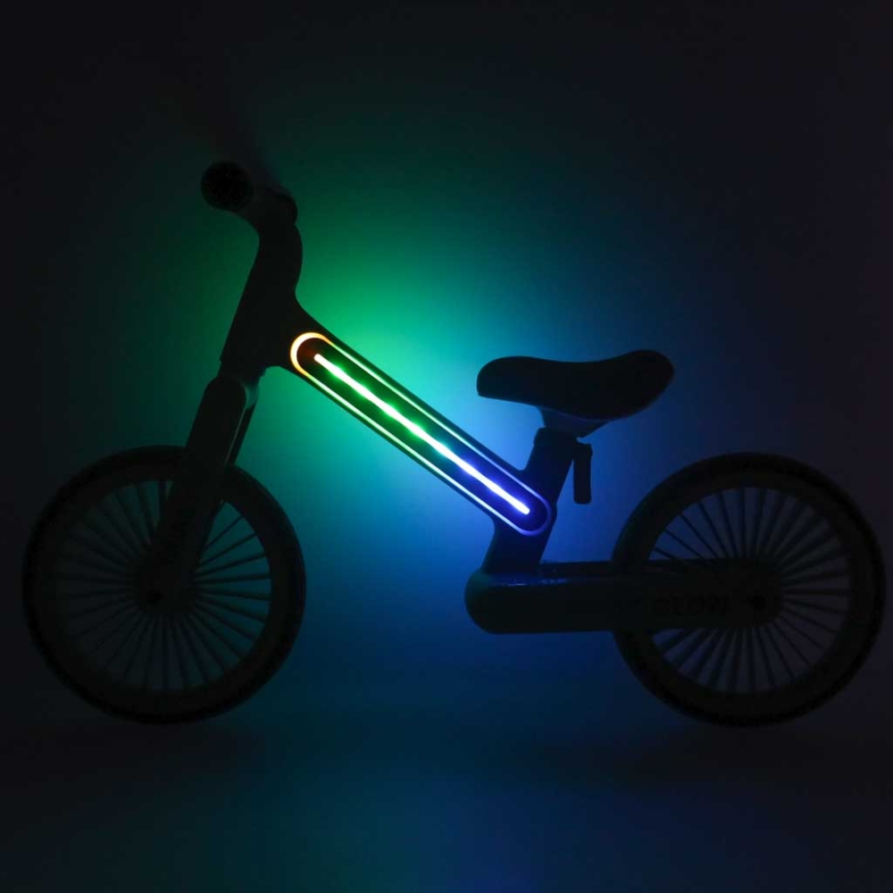Balansinis dviratis Trike Fix Glow LED rėmas, juodas-Judėjimui, Balansiniai dviratukai-e-vaikas