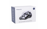 Reguliuojamas dviračio šalmas RALLEX L, 58-62 cm, juodas/baltas-Judėjimui, Šalmai, apsaugos-e-vaikas