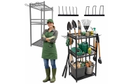 Plieninis sodo įrankių organizatorius LUARO 81x43x30cm