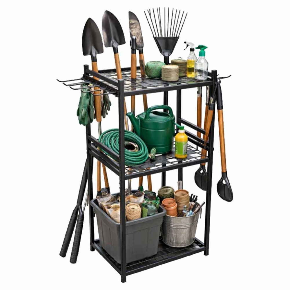 Plieninis sodo įrankių organizatorius LUARO 81x43x30cm-Namai, laisvalaikis, turizmas, Sodas - daržas-e-vaikas