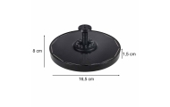 Saulės energija varomas tvenkinio fontanas LUARO, LED RGB, 16 cm