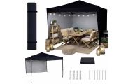 Sodo paviljono / renginių palapinė LUARO, 3x3 m, 3 pusių