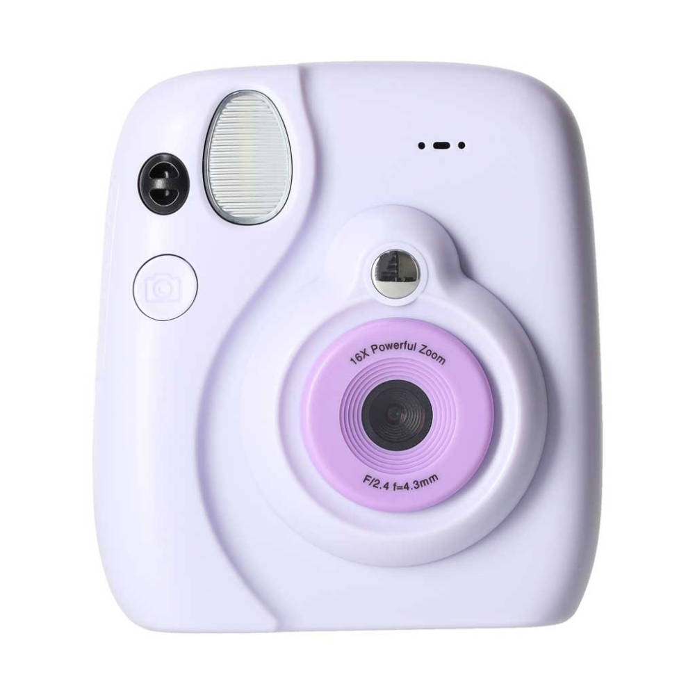 Skaitmeninis momentinis fotoaparatas 16x 128GB kasetės, violetinis-Žaislai, Profesijos, buities žaislai, Profesiniai žaislai-e-v