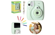 Skaitmeninis momentinis fotoaparatas 16x 128GB kasetės, žalias-Žaislai, Profesijos, buities žaislai, Profesiniai žaislai-e-vaika