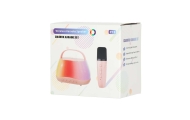 Garsiakalbis Bluetooth RGB karaoke rinkinys su 2 USB mikrofonais