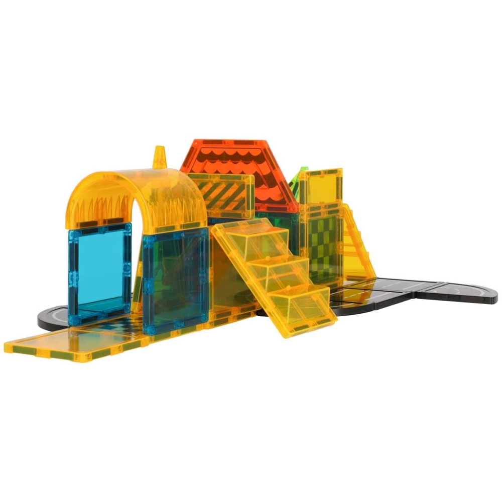 Magnetinis 3D konstruktorius, statybinės transporto priemonės, 50 el.