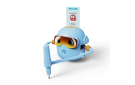 Interaktyvus mokomasis robotas-žaislas, mokantis piešti flomasteriais mėlynos spalvos-Žaislai, Kūrybiniai žaislai, Kūrybiniai ri