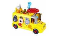 Edukacinis autobusas - mokomasis „pasidaryk pats“ rinkinys 55 dalys-Žaislai, Kūdikiams, Žaislai mažyliams (iki 4 m.