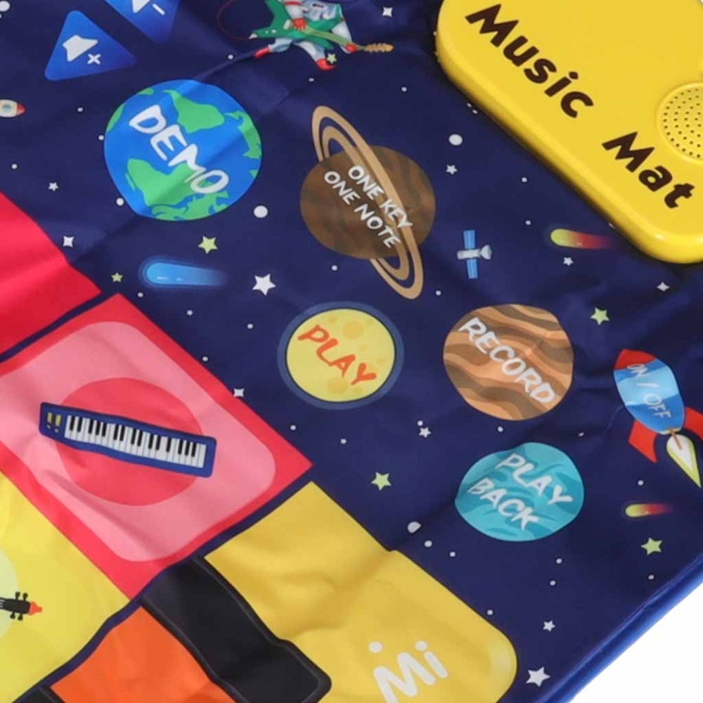 Vaikiškas interaktyvus šokių kilimėlis su 8 instrumentais ir 10 melodijų-Žaislai, Muzikiniai-e-vaikas