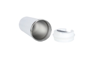 Išmanusis kelioninis termo puodelis su LED ekranu 500 ml, baltas