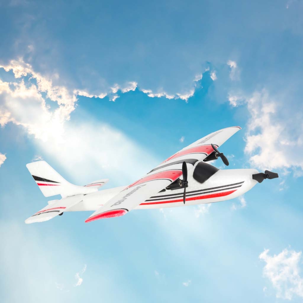 Nuotoliniu būdu valdomas "Cessna 182" sklandytuvas aerobatas 2,4 GHz orlaivis
