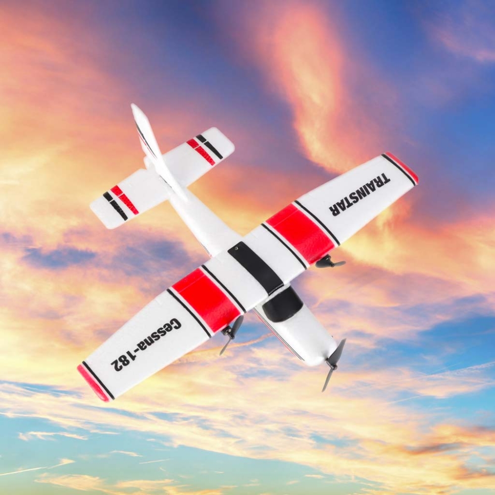 Nuotoliniu būdu valdomas "Cessna 182" sklandytuvas aerobatas 2,4 GHz orlaivis
