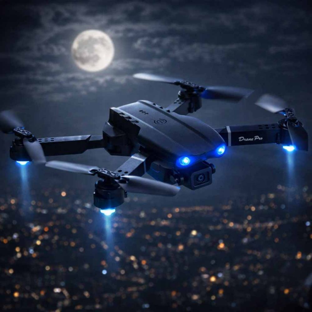 RC dronas E99 Pro dviguba kamera 720P be galvos-Žaislai, Auto ir transporto žaislai, Dronai-e-vaikas