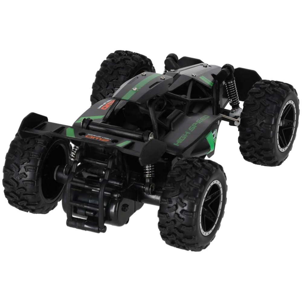 Nuotoliniu būdu valdomas didelio greičio kaskadininkų automobilis 1:18 18km/h 2.4GHz