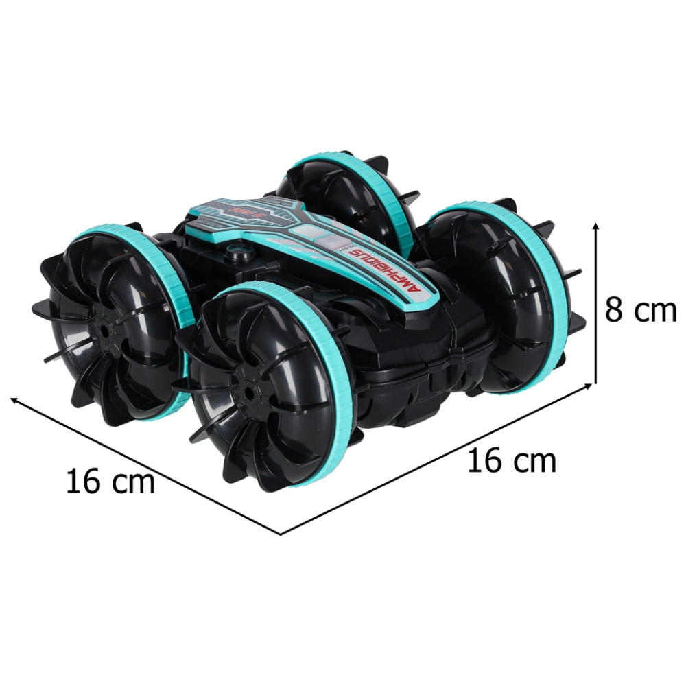 Nuotolinio valdymo automobilis amfibija, valdomas gestais 4x4 360 2.4GHz 3.