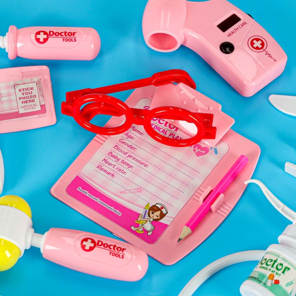 Gydytojo rinkinys lagamine su garsais 35 el.-Žaislai, Profesijos, buities žaislai, Profesiniai žaislai-e-vaikas