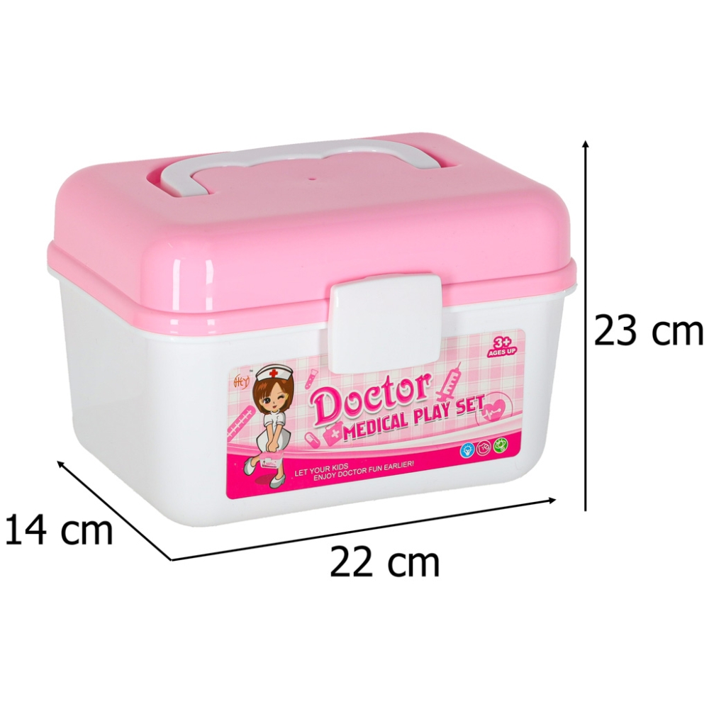 Gydytojo rinkinys lagamine su garsais 35 el.-Žaislai, Profesijos, buities žaislai, Profesiniai žaislai-e-vaikas