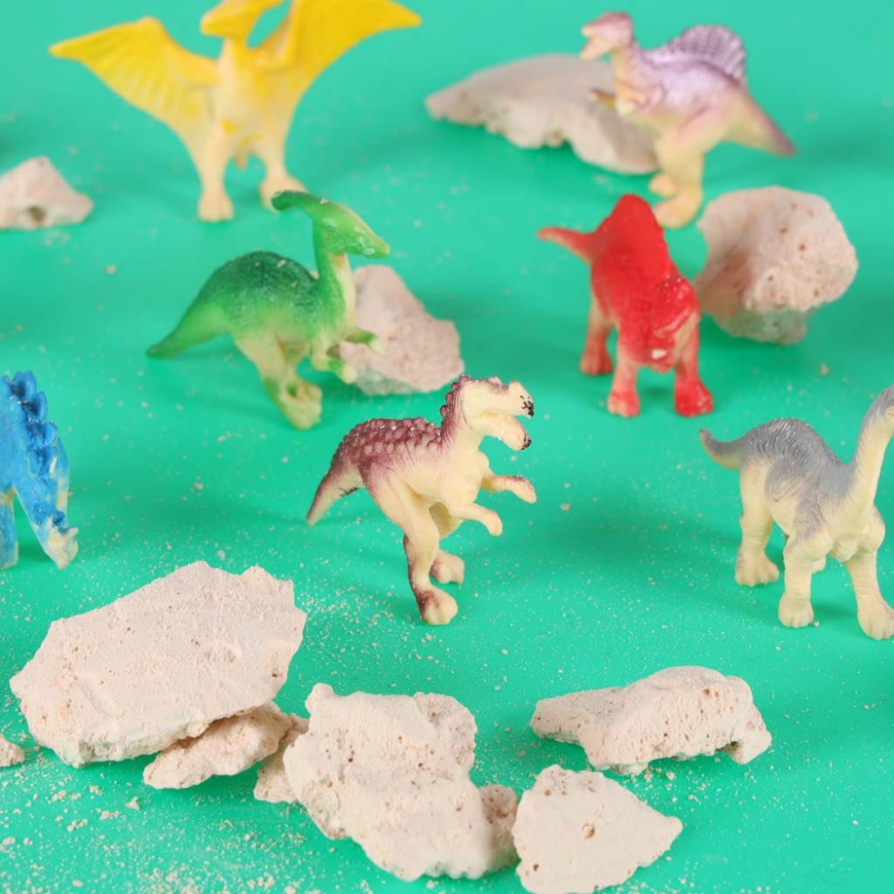 Dinozaurų kasinėjimo rinkinys - xl dydžio kiaušinis su 12 dinozaurų fosilijoms atrasti-Žaislai, Profesijos, buities žaislai, Mok