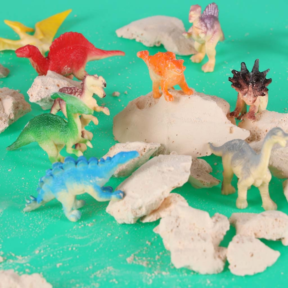 Dinozaurų kasinėjimo rinkinys - xl dydžio kiaušinis su 12 dinozaurų fosilijoms atrasti-Žaislai, Profesijos, buities žaislai, Mok
