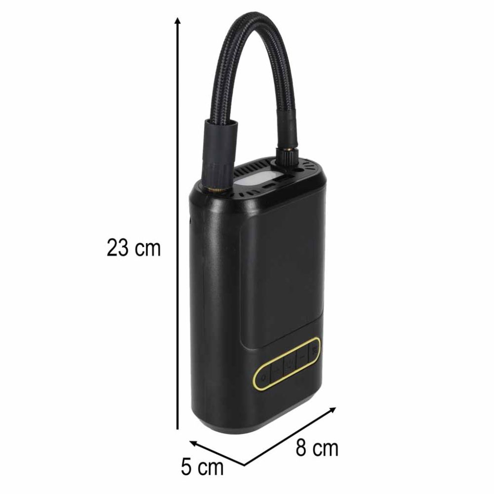 Mini automobilio kompresorius su skaitmeniniu ekranu USB