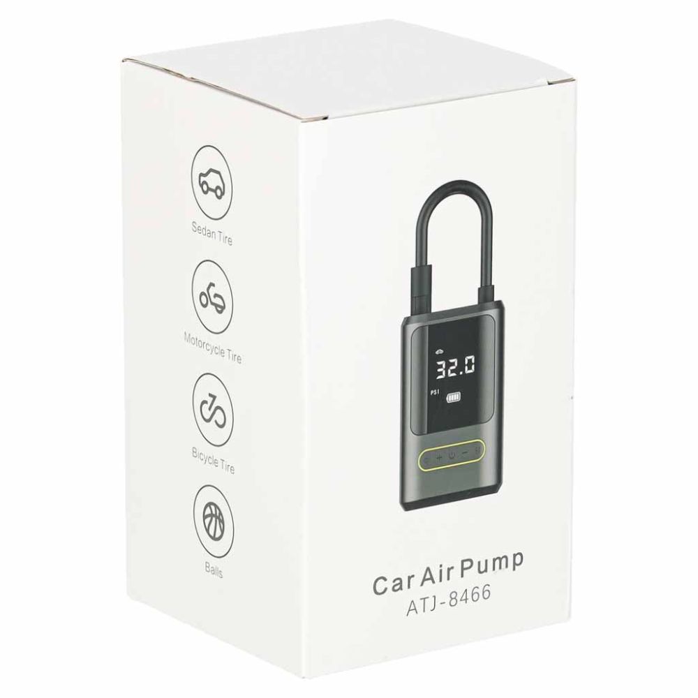 Mini automobilio kompresorius su skaitmeniniu ekranu USB
