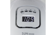 Nagų lempa Sun X5 UV 45 LED 150W manikiūro hibridai geliai