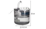 Gertuvė šunims ir katėms automatinė USB gertuvė 1,8 l valymo filtras