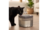 Šunų ir kačių gertuvė su filtru ir USB pompos fontanėliu 1,8 l