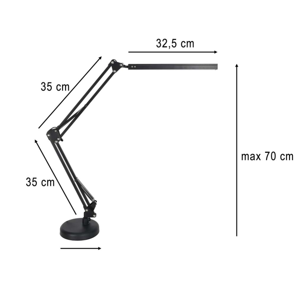LED stalinis šviestuvas USB pasukama rankena 2 tvirtinimo būdai-Vaiko kambariui, Namai, laisvalaikis, turizmas, Apšvietimas, Nam