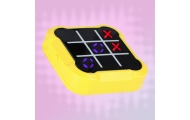 Elektroninis galvosūkių žaidimas Tic Tac toe konsolė Kryžiukai rutuliukai, geltona-Žaislai, Stalo žaidimai, Žaidimų konsolės-e-v