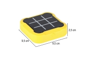 Elektroninis galvosūkių žaidimas Tic Tac toe konsolė Kryžiukai rutuliukai, geltona-Žaislai, Stalo žaidimai, Žaidimų konsolės-e-v