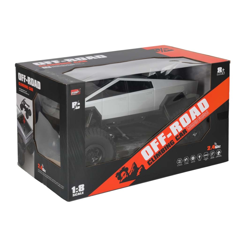 Nuotoliniu būdu valdomas sunkvežimis Pickup Truck Climbing Vehicle 1:8 2.4GHz