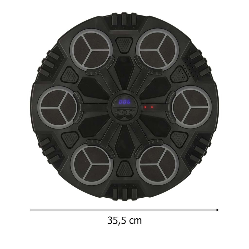 Boksininkų skydas sieninis treniruoklis muzika Bluetooth LED USB 8+