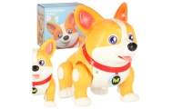 Šuo šuo interaktyvus robotas Corgi šviečiančios ausys muzika