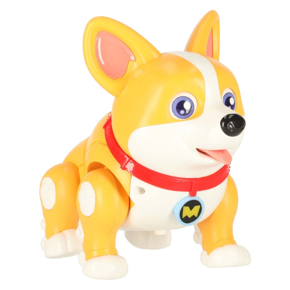 Šuo šuo interaktyvus robotas Corgi šviečiančios ausys muzika-Žaislai, Robotai-e-vaikas
