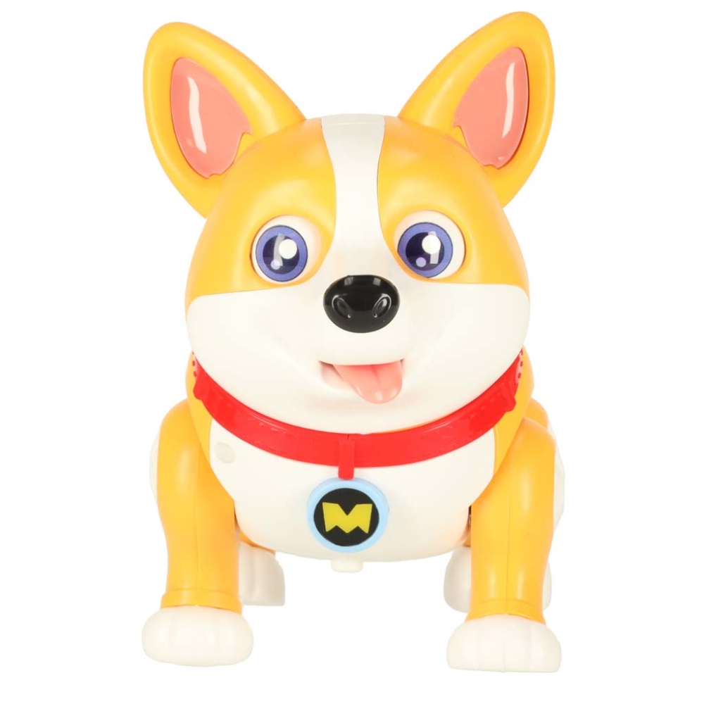 Šuo šuo interaktyvus robotas Corgi šviečiančios ausys muzika