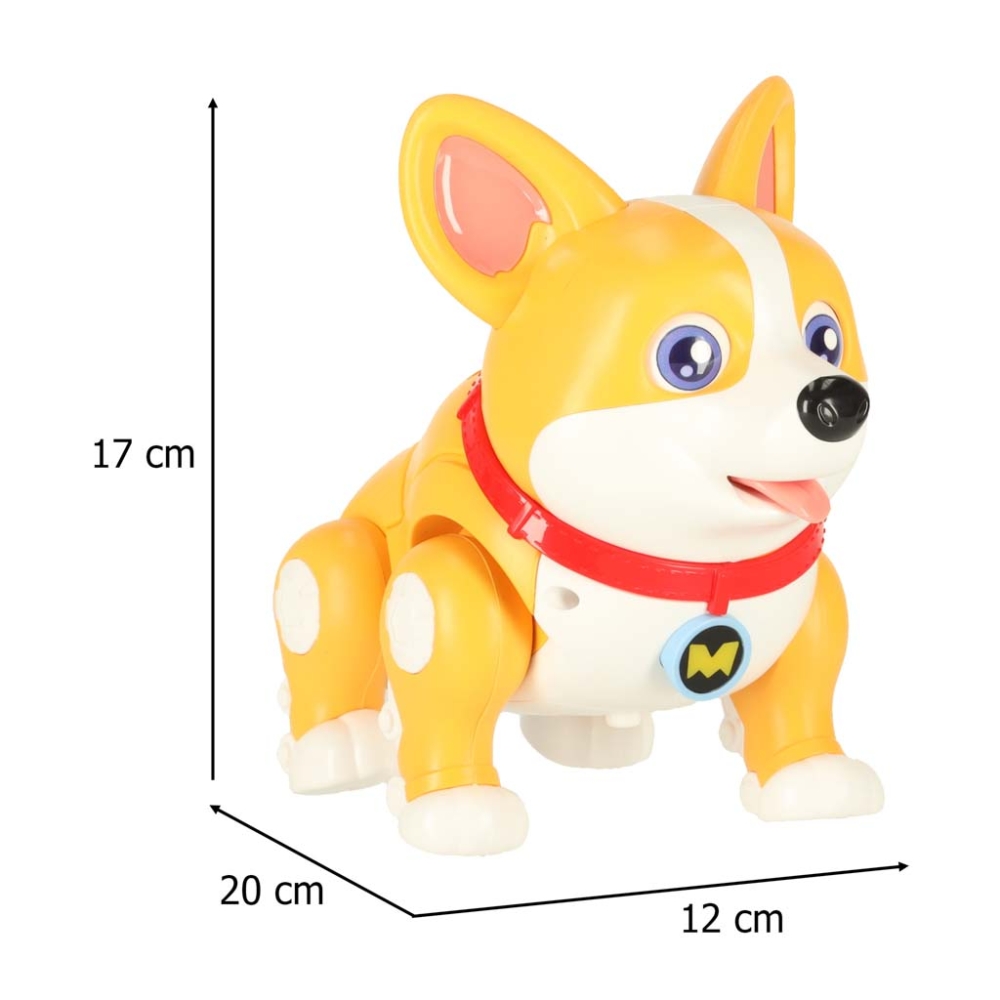 Šuo šuo interaktyvus robotas Corgi šviečiančios ausys muzika-Žaislai, Robotai-e-vaikas