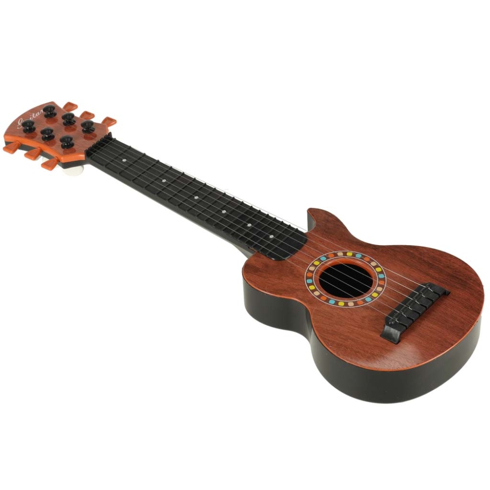 Klasikinė gitara vaikams medinė 6 stygų 18 colių 46,5 cm-Žaislai, Muzikiniai-e-vaikas