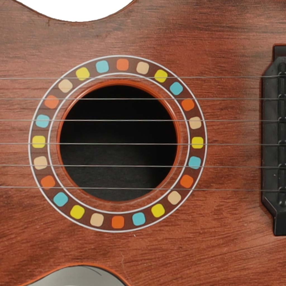Klasikinė gitara vaikams medinė 6 stygų 18 colių 46,5 cm-Žaislai, Muzikiniai-e-vaikas